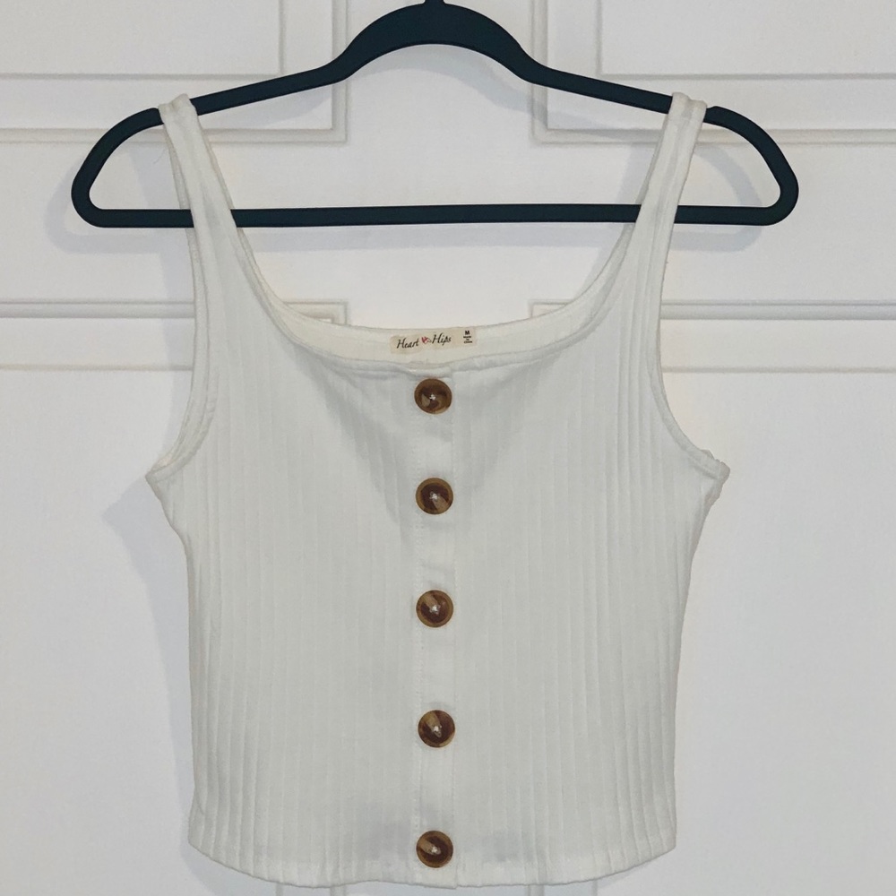 ** S O L D ** White tank - Picture 1 of 2